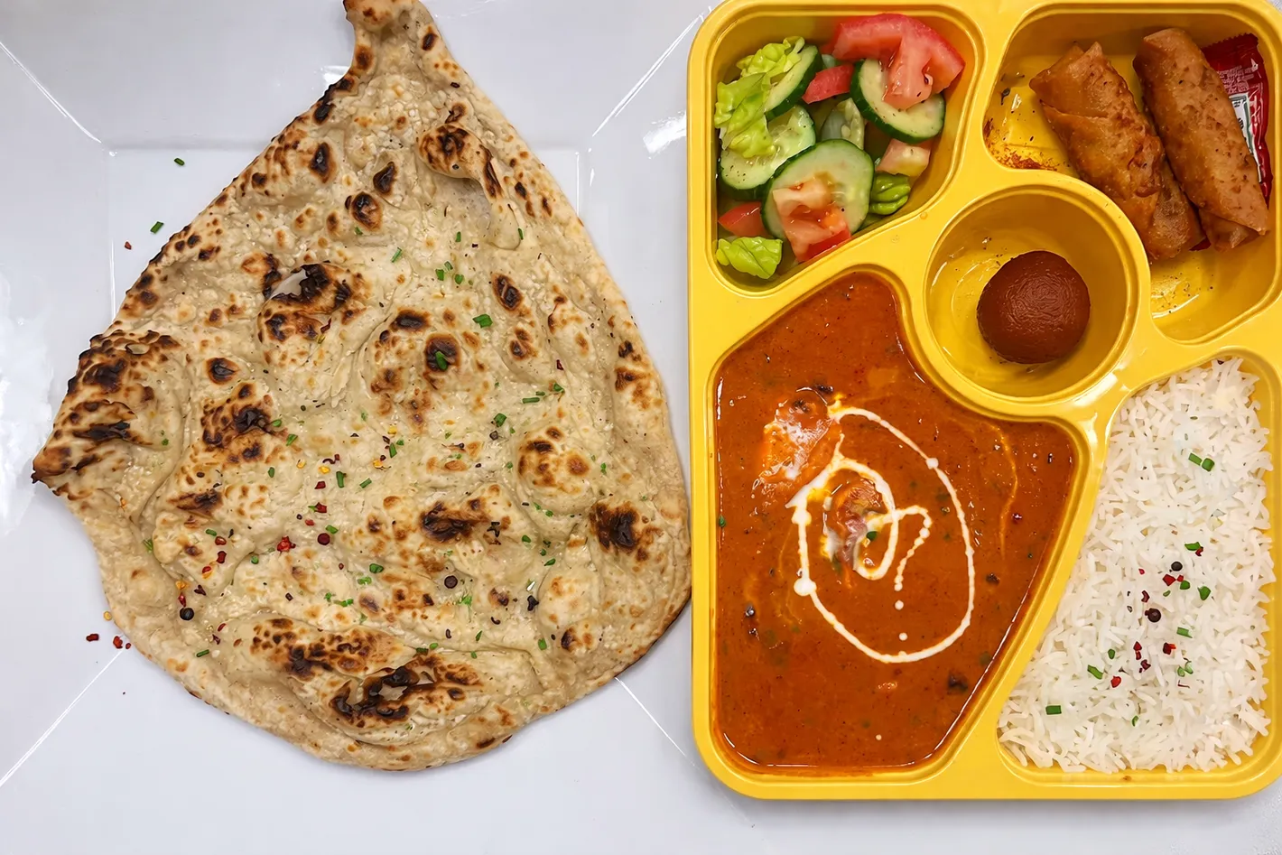 Delicious Butter Chicken Platter at Bread & Biryani in Winnipeg, MB
